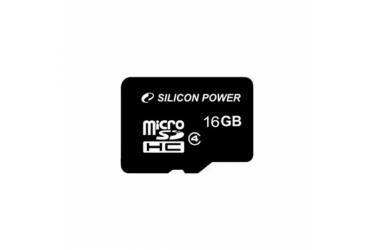 Карта памяти Silicon Power MicroSDHC 16GB Class 4