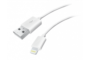 Кабель USB Krutoff Lightning Classic (0,2m) белый