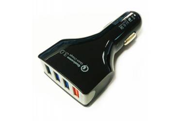 АЗУ Qualcomm 4 USB Car Charger 3.0 (7000 mA) Чёрный