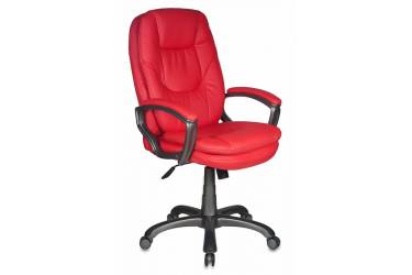 Кресло руководителя Бюрократ CH-868AXSN/Red сиденье красный искусственная кожа (пластик темно-серый)