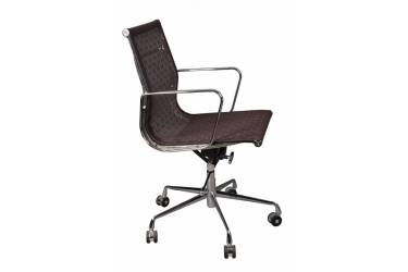 Кресло руководителя Бюрократ CH-996-Low/007 низкая спинка коричневый сетка крестовина алюминий