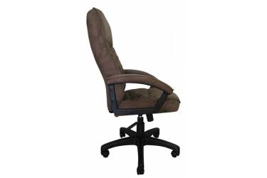 Кресло руководителя Бюрократ T-9908AXSN/MF102 коричневый MF102 микрофибра