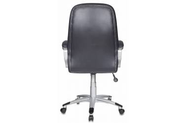 Кресло руководителя Бюрократ T-9910/BLACK черный искусственная кожа (пластик серебро)