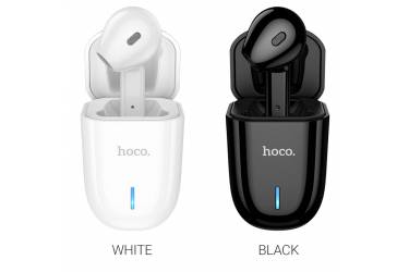Наушники беспроводные (Bluetooth) Hoco E55 Flicker unilateral headset (charging case) (1 ухо) Black