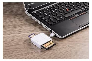 Устройство чтения карт памяти USB2.0 Hama H-94125 белый