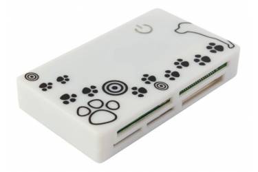 Устройство чтения карт памяти USB2.0 PC Pet CR-215DWH белый