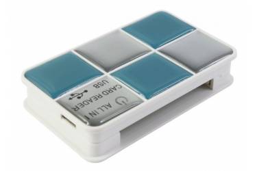 Устройство чтения карт памяти USB2.0 PC Pet CR-217CBL голубой