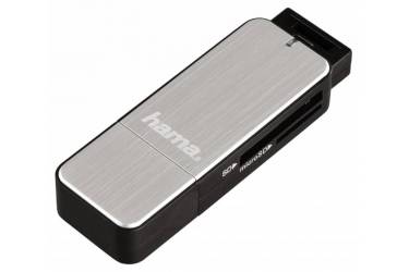 Устройство чтения карт памяти USB3.0 Hama H-123900 серебристый