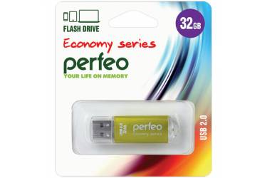 USB флэш-накопитель 32GB Perfeo E01 Gold economy series USB2.0