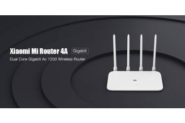 Роутер Xiaomi Mi W-Fi Router 4A Gigabit Edition (белый)+