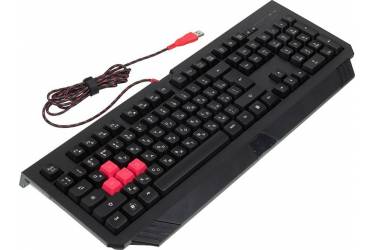 Клавиатура A4 Bloody B120 черный USB Multimedia Gamer LED