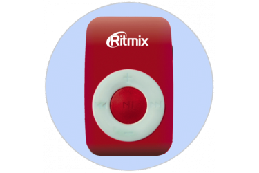 Портативный цифровой плеер Ritmix RF-1010 красный