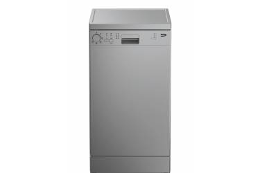 Посудомоечная машина Beko DFS05W13S (отдельностоящая; 45 см; серебристый)