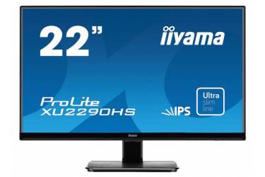 Монитор Iiyama 21.5" ProLite XU2290HS-B1 черный IPS LED 5ms 16:9 DVI HDMI M/M матовая 1000:1 250cd 178гр/178гр 1920x1080 D-Sub FHD 3.7кг