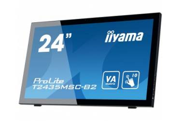 Монитор Iiyama 24" ProLite T2435MSC-B2 черный VA LED 8ms 16:9 DVI HDMI M/M Cam матовая 250cd 178гр/178гр 1920x1080 D-Sub DisplayPort FHD USB Touch 5.8кг