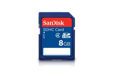 Карта памяти SanDisk SDHC 8GB Class 10 UHS-I Ultra (40MBs)