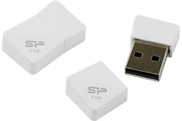 USB флэш-накопитель 8GB Silicon Power Touch T08 белый USB2.0