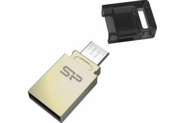 USB флэш-накопитель 16GB Silicon Power Mobile X10 серебристый USB2.0 OTG