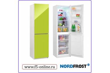 Холодильник Nordfrost NRG 119 642 лайм стекло (двухкамерный)