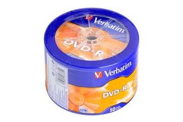Диск DVD-R Verbatim 4,7GB 16х Shrink/50