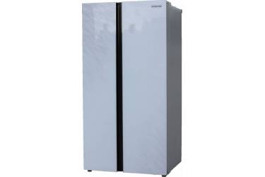 Холодильник Shivaki SBS-550DNFWGL белый/стекло (двухкамерный)