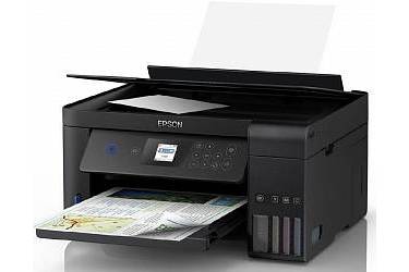 МФУ струйный Epson L4160 (C11CG23403), 4-цветный струйный СНПЧ принтер/сканер/копир A4, 