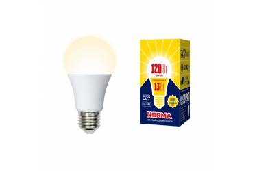 Лампа светодиодная Uniel Norma LED-A60-13W/WW/E27/FR/NR 