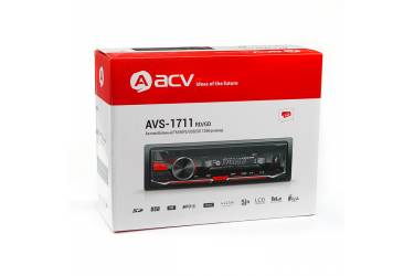 Автомагнитола ACV AVS-1711RD 1DIN 4x45Вт