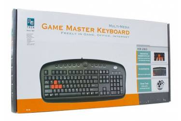 Клавиатура A4Tech KB-28G серый/черный USB Multimedia for gamer