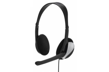Наушники с микрофоном Hama Essential HS-P100 черный 2м накладные оголовье (00139900)