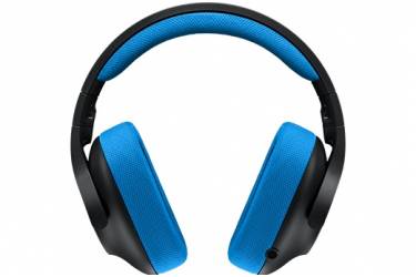 Наушники с микрофоном Logitech G233 Prodigy черный/синий 1.5м мониторы оголовье (981-000703)