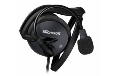 Наушники с микрофоном Microsoft LifeChat LX-2000 черный/серый 2.5м накладные шейный обод (2AA-00010)