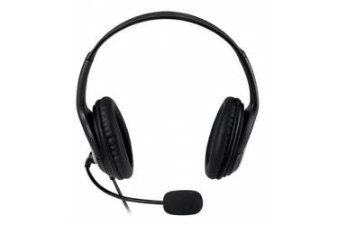 Наушники с микрофоном Microsoft LifeChat LX-3000 черный/серебристый 1.8м мониторные оголовье (JUG-00015)
