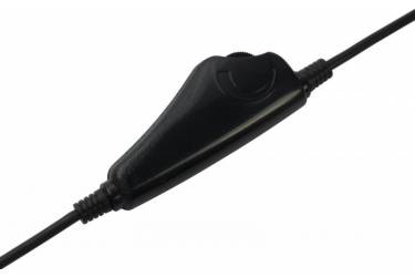 Наушники с микрофоном Oklick HS-M131V серебристый/черный 1.8м накладные оголовье