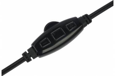 Наушники с микрофоном Oklick HS-M133V черный 1.8м накладные оголовье