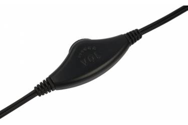 Наушники с микрофоном Oklick HS-M142V черный/серебристый 1.8м накладные оголовье