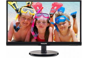 Монитор Philips 21.5" 226V6QSB6 (00/01) черный IPS LED 16:9 DVI матовая 250cd 1920x1080 D-Sub FHD 2.5кг