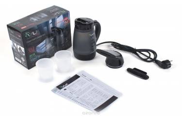 Отпариватель ручной VLK Sorento 6400 с насадкой для чайника, черный 0,4л 1250Вт