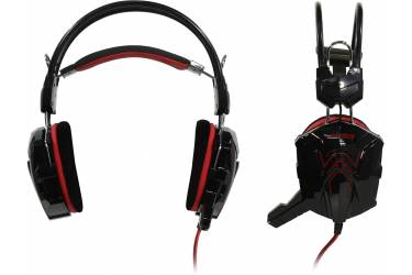 Наушники SmartBuy Rush Cobra накладные с микрофоном черные/красные