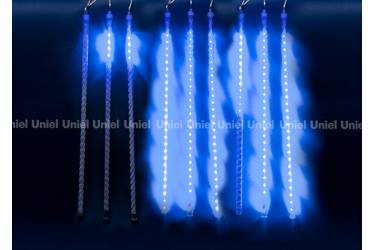 Занавес светодиодный фигурный «Звездный дождь» ULD-E1505-336/DTK BLUE IP44 TWISTED METEOR
