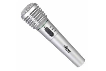 Микрофон Ritmix RWM-100 серебристый