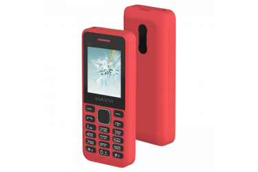 Мобильный телефон Maxvi C20 red (без зарядного устройства)