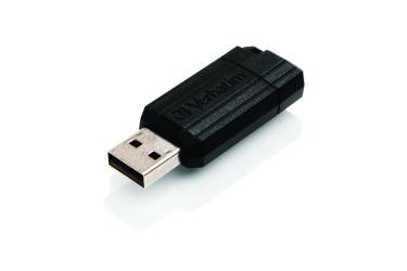 USB флэш-накопитель 8GB Verbatim Pin Stripe черный USB2.0