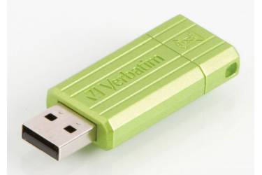 USB флэш-накопитель 8GB Verbatim Pin Stripe зеленый USB2.0