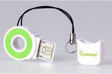 Картридер MicroSD Smartbuy зеленый (SBR-708-G)