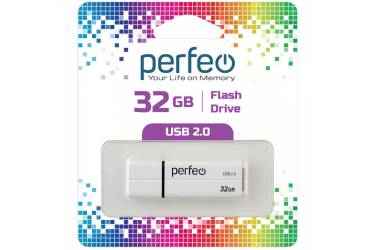 USB флэш-накопитель 32GB Perfeo C01G2 белый USB2.0