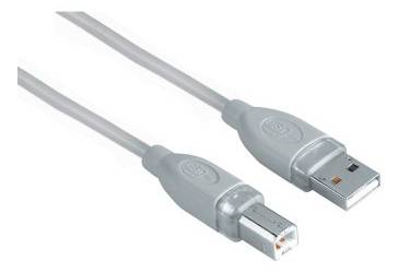 Кабель Hama H-45021 00045021 USB A(m) USB B(m) 1.8м серый