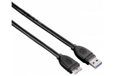 Кабель Hama H-54507 USB 3.0 A-micro B (m-m) 1.8 м экранированный 5 Гбит/с 1зв черн (плохая упаковка)