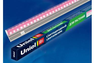 Светильник светодиодный Uniel ULI-P20-18W/SPSB IP40 WHITE 560 мм спектр для рассады и цветения