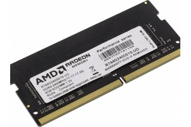 Память DDR4 4Gb 2400MHz AMD R744G2400S1S-UO OEM PC4-19200 CL17 SO-DIMM 240-pin 1.5В